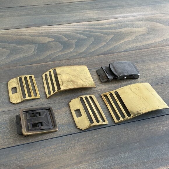 Other - Lot of 4 Original Vintage Unmarked US Military Uniform Belts (UU)